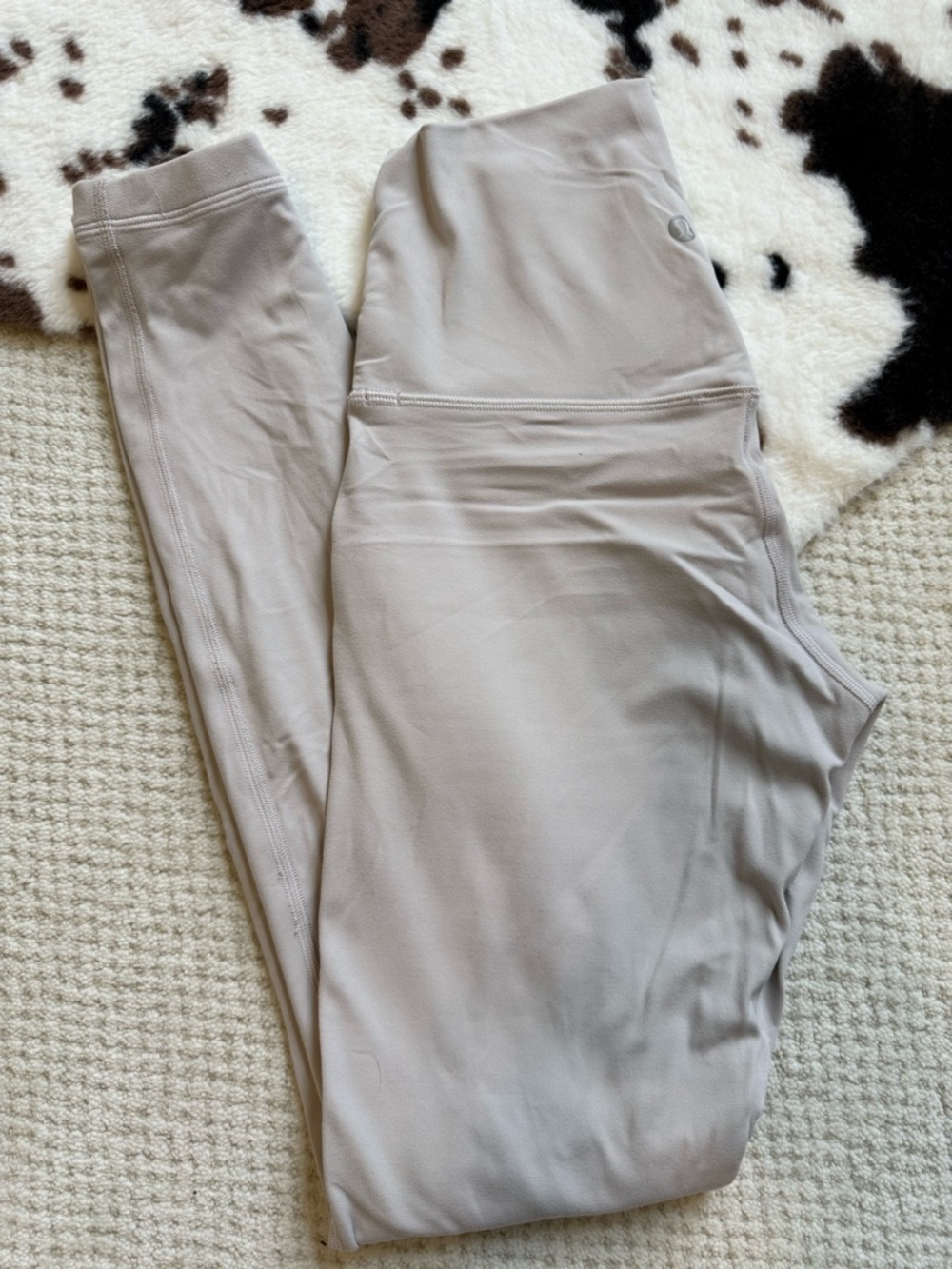 Lululemon Taupe High-Waist Leggings Align